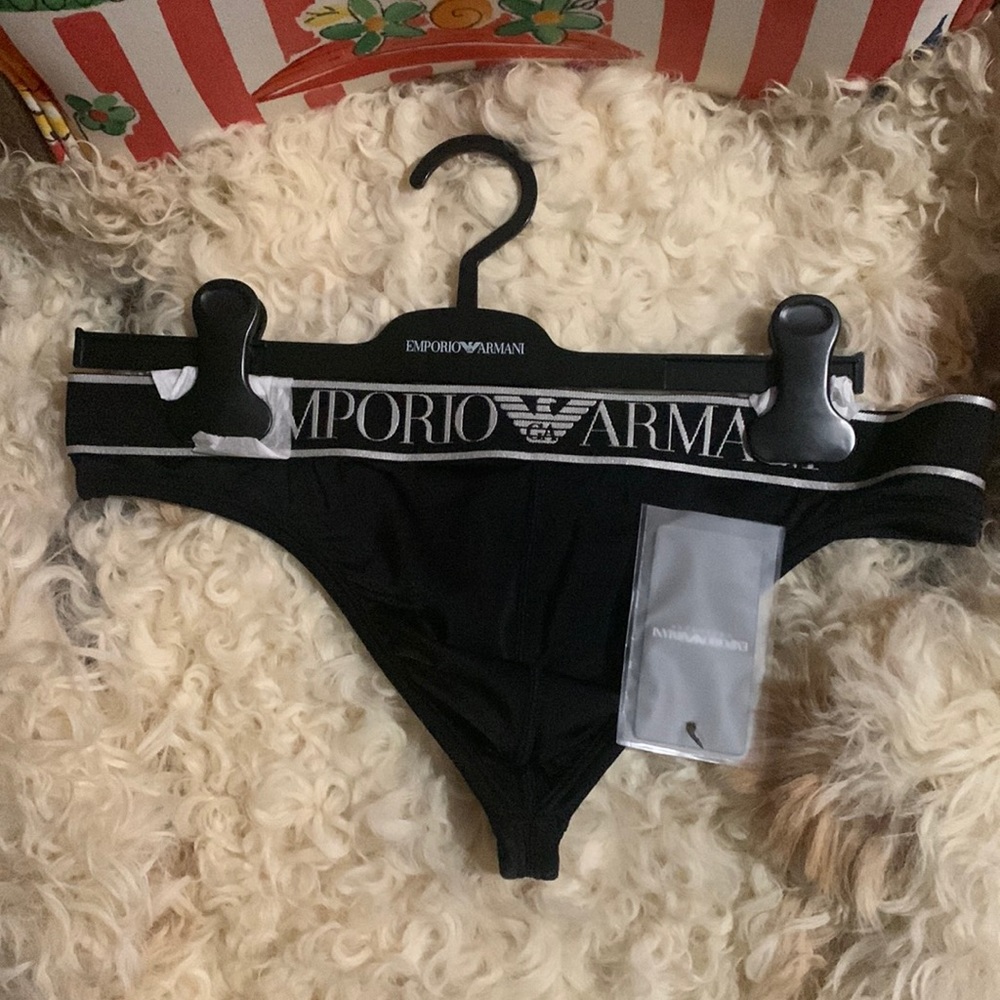 Emporio Armani Men Thong - Large nwt